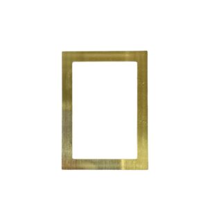 RETTANGOLO 55X40MM EST. 45X30INT SPESSORE. 0,4MM OTTONE