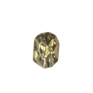 PARTICOLARE OTTONE OVALE MARTELLATO 40X28