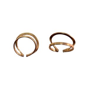ANELLO OTTONE FILO PIATTO E PIATTINA