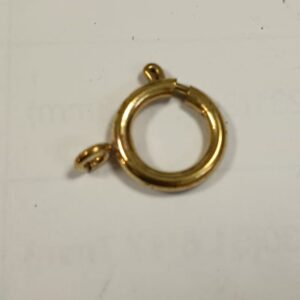 MOSCHETTONE TONDO OTTONE 18MM