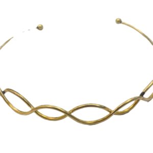 COLLARINO DOPPIO FILO INTRECCIATO CON SFERE FINALI
