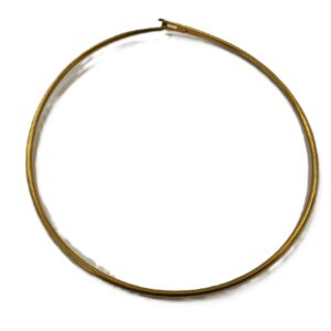 COLLARINO OTTONE CON ASOLA FILO 3MM